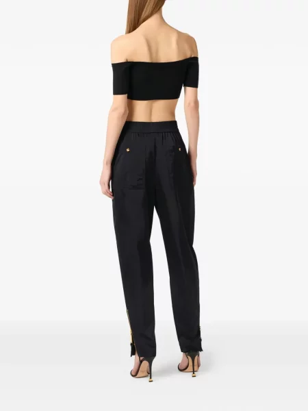 Cropp top Elisabetta Franchi tricotate negru