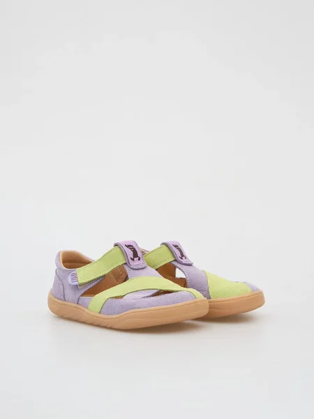 Замшеві Дитячі Сандалії OSIK Barefoot Sandals Lilac Toddlers фіолетовий