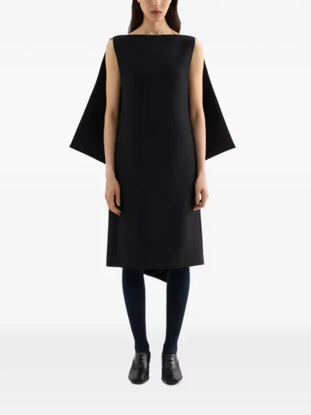 Rochie Jil Sander în linie A negru