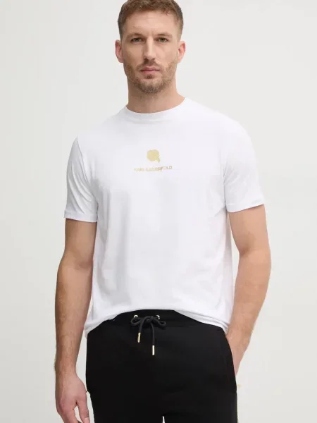 Karl Lagerfeld Tricou alb