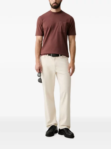 Tricou Barbour cu autograf maro