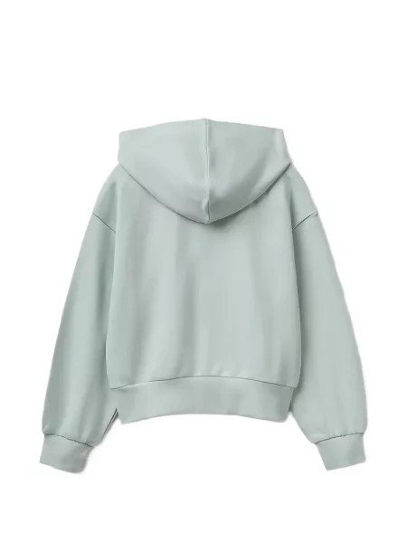 Bluza z kapturem dziecięca Benetton zielona