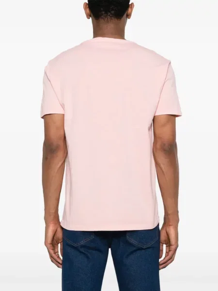 Jednořadé polotričko Polo Ralph Lauren s výšivkou růžové