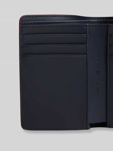 Portfel ze sztucznej skóry z detalem z logo Tommy Hilfiger