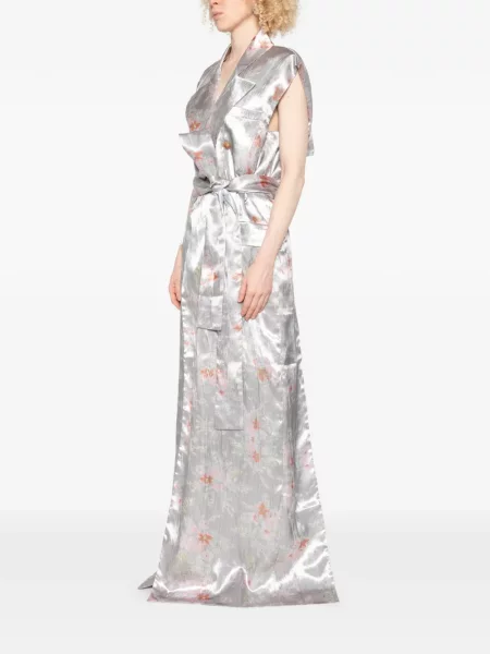 Bologna palton Barbara Bologna cu model floral gri