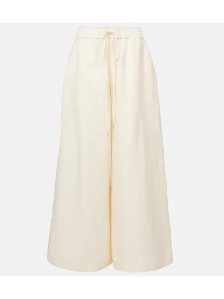 Pantaloni Gabriela Hearst de in alb