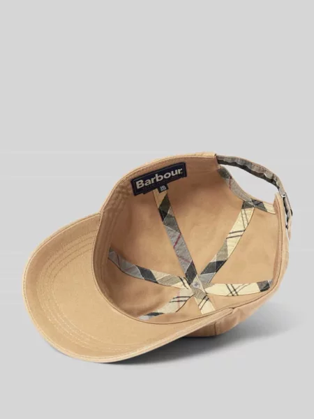 Barbour czapka bejsbolówka męska beżowa