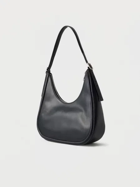 Calvin Klein Geantă de umăr / alb negru