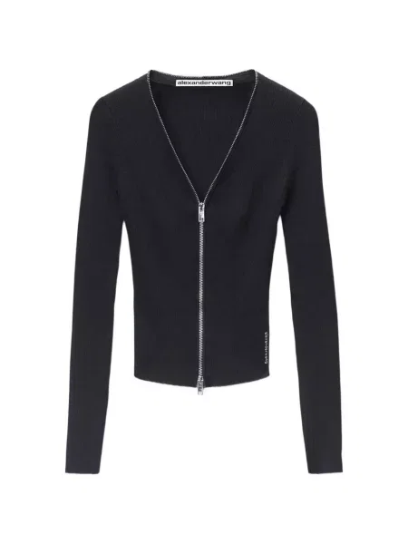 Cardigan Alexander Wang tricotate negru