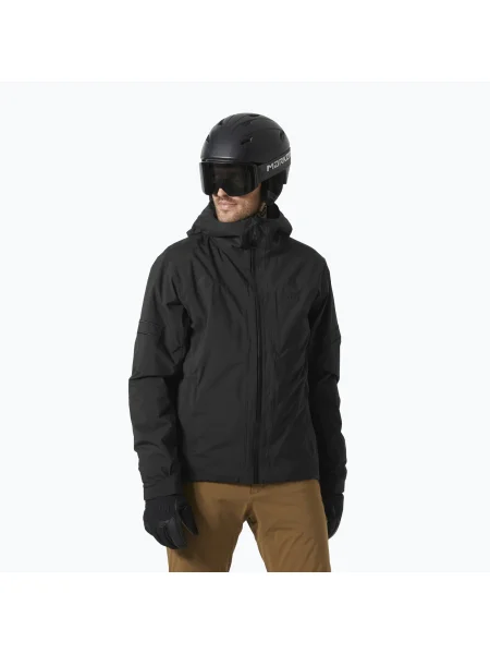 Geacă de schi pentru bărbați Helly Hansen Courchavel black negru