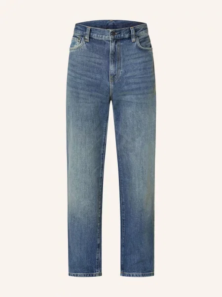 Carhartt Wip Džíny Aaron Regular Fit blue dark used wash modré