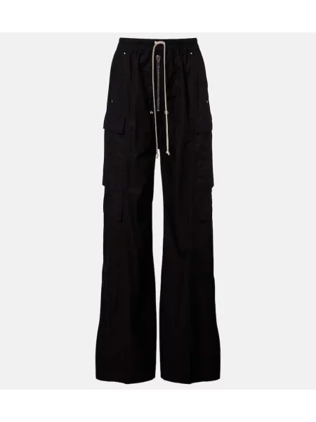 Spodnie cargo Rick Owens czarne