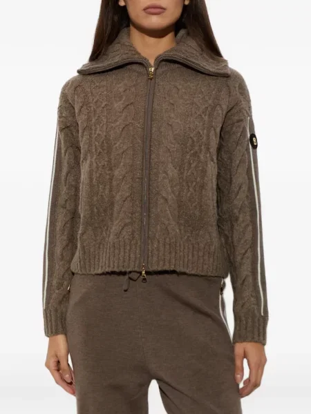 Cardigan Bogner tricotate maro