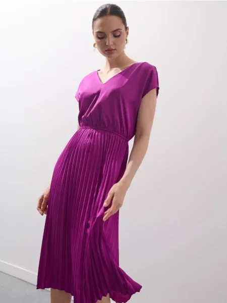 Midi suknelė Mohito violetinė