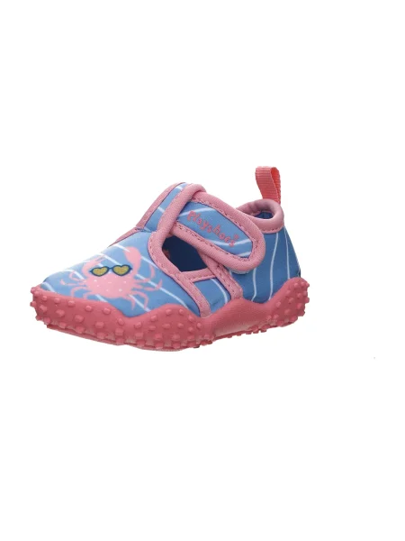 PLAYSHOES Plážové / kúpacie topánky svetlomodrá / svetloružová modrá