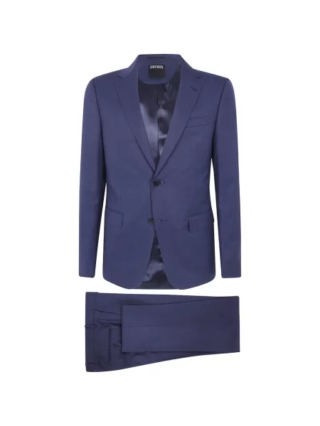 Costum Zegna de lână albastru