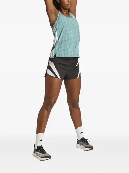 Turistika mini kraťasy Adidas s potiskem černé