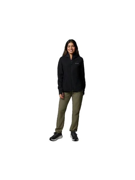 Softshell sako Columbia s kapucňou čierna