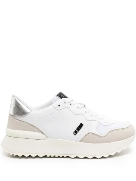 Маратонки Guess с клин ток бяло