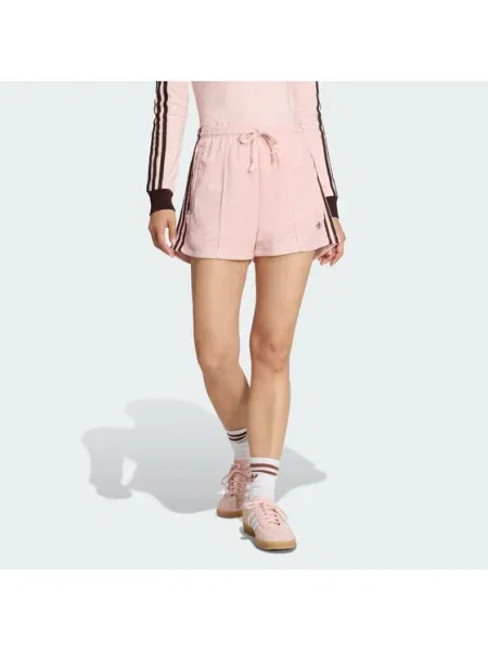 Adidas Спортни шорти Terry Towel Firebird розов