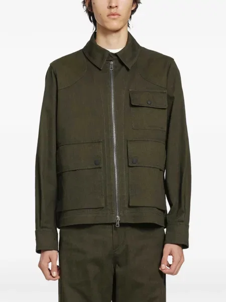 Geacă Moncler Grenoble verde