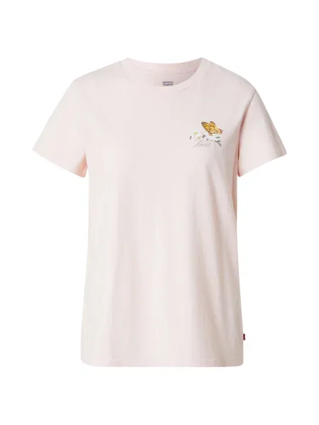 LEVI'S ® Tricou THE PERFECT galben închis / verde / roz pudră negru