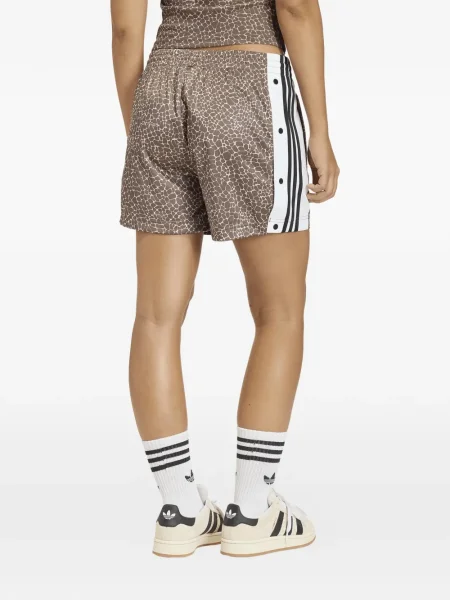 Top Adidas cu decolteu rotund cu dungi cu umerii deschiși negru