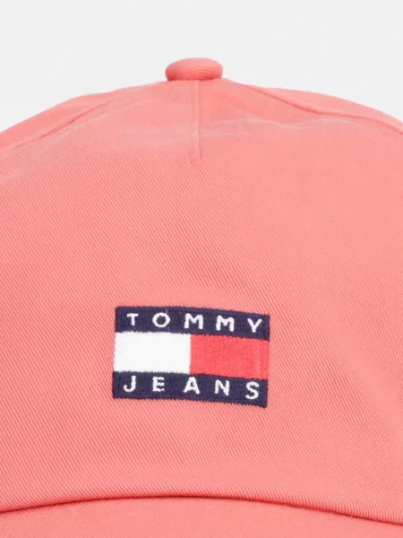 Tommy Jeans kšiltovka oranžová