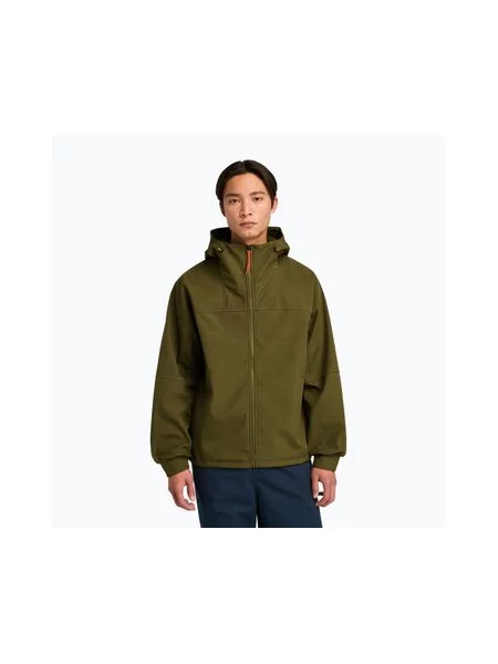 Куртка Timberland Softshell з капюшоном темно-оливкова