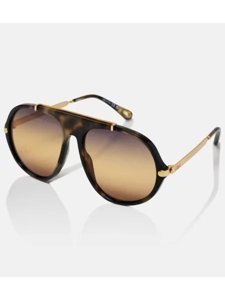 Ochelari de soare Chloé maro