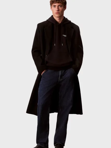 Худи Calvin Klein Jeans с принтом черное