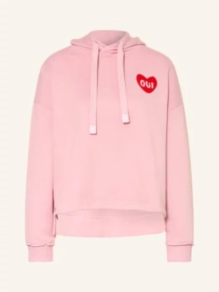 Oui Mikina S Kapucí růžová