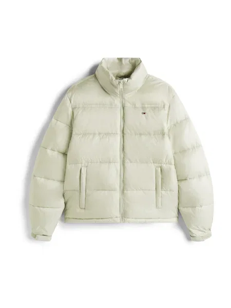 Tommy Jeans Geacă de primăvară-toamnă ESS pastel verde