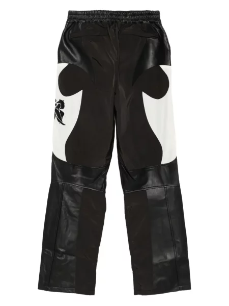 Pantaloni Kusikohc din piele negru