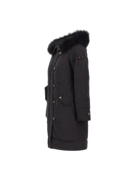 Parka Peuterey z futerkiem czarna