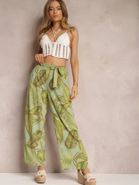 Pantaloni Verdi Nulty verde