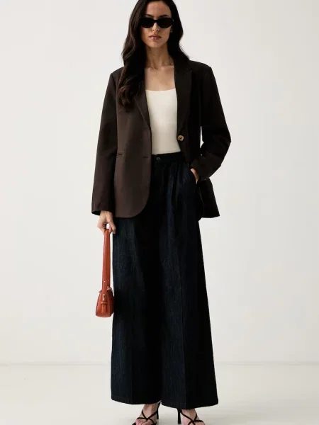 United Colors of Benetton nohavice wide leg dámske