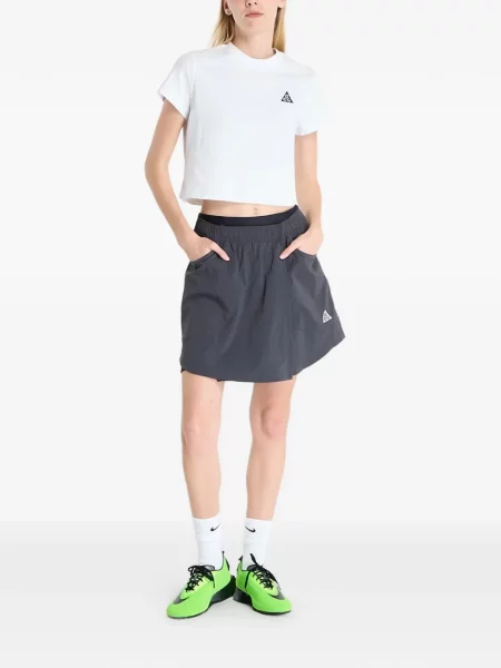 Tricou Nike plic slip-on alergare alb