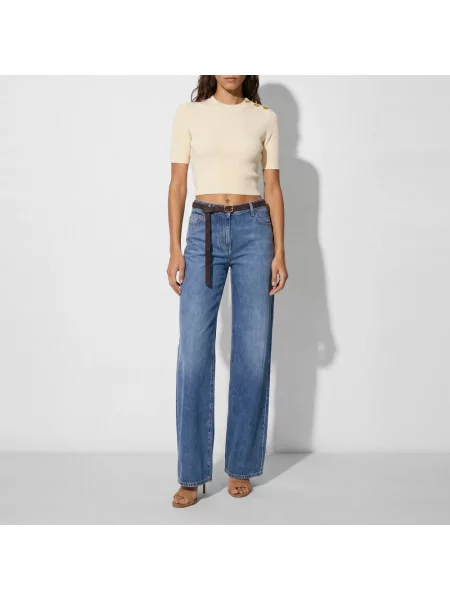 Sweter Elisabetta Franchi żółty