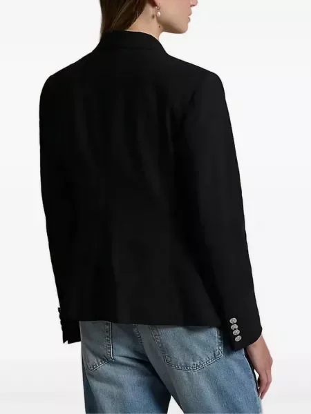 Πλεκτός πλευρωτός κάλτσες Polo Ralph Lauren με στρογγυλή λαιμόκοψη πορτοκαλί