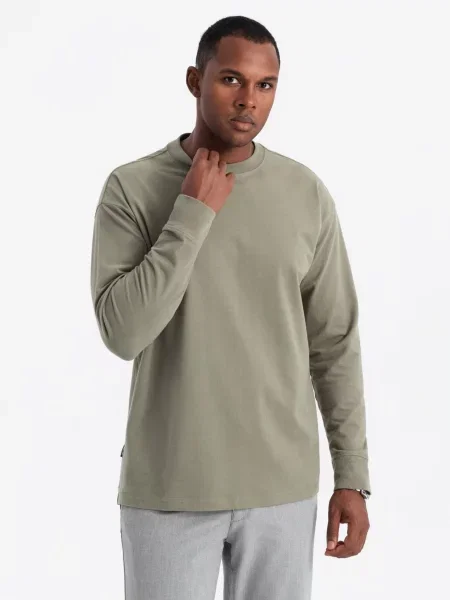 Polokošeľa Ombre khaki