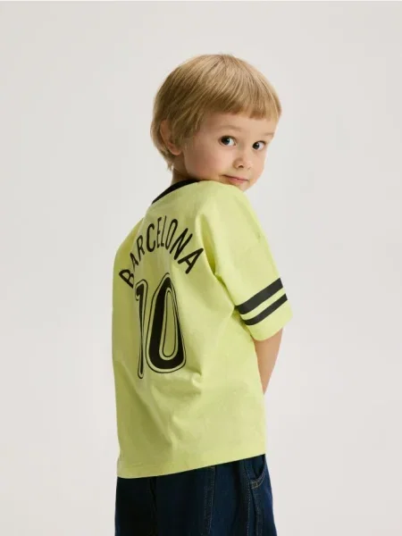 Reserved Tricou cu imprimeu verde-deschis verde