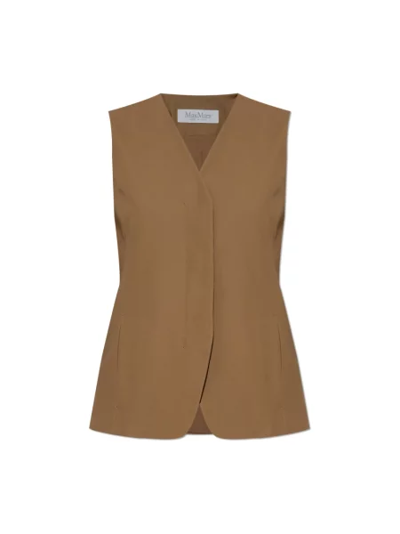 Kamizelka Max Mara brązowa