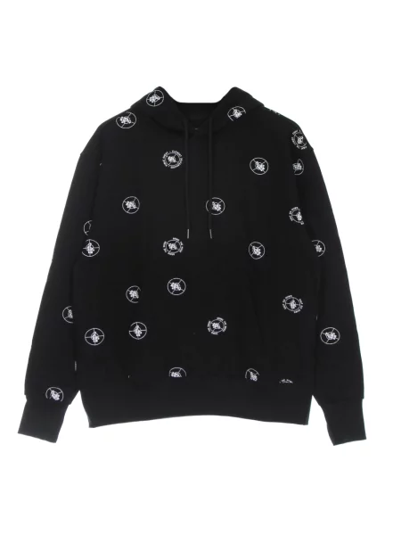 Bluza z kapturem Element w grochy z kapturem czarna