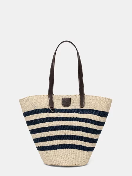 Weekend MaxMara Geantă pe umăr WKAGENNAIO cu adaos de piele bej