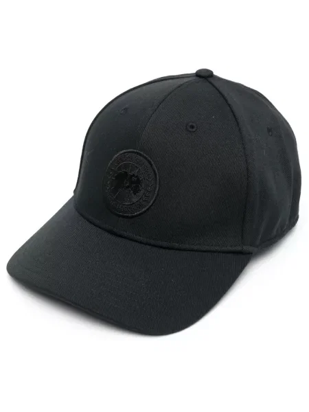 Șapcă Canada Goose cu autograf negru