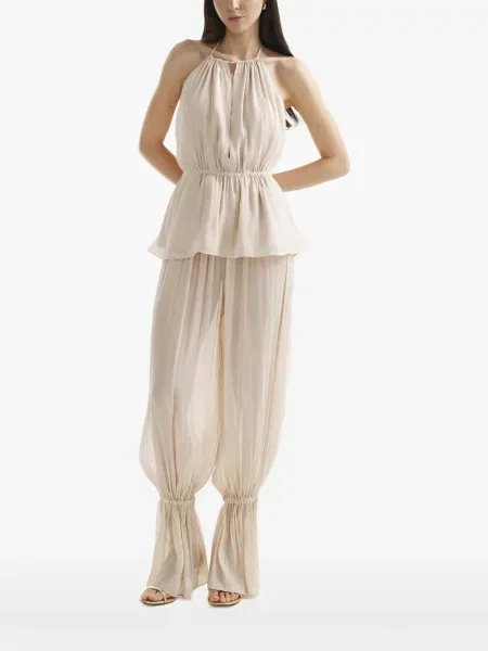 Top Mia Peculiar cu gât halter