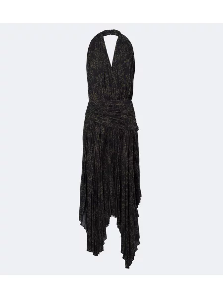 Rochie midi Proenza Schouler cu model floral drapată