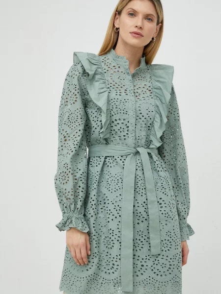 Сукня Bruuns Bazaar Sienna Kandra mini пряма зелений