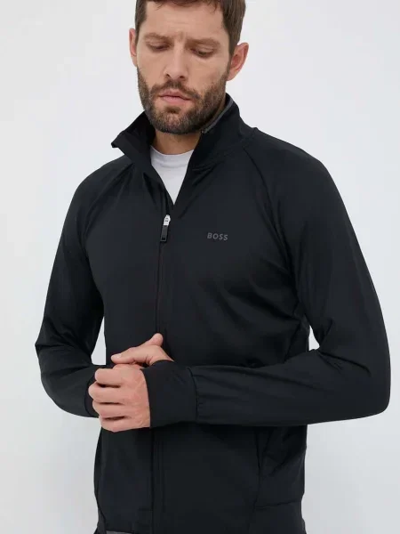 BOSS GREEN Hanorac Sicon Active | stretch verde
